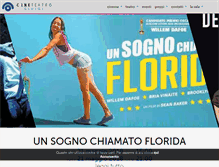 Tablet Screenshot of cineteatrosanluigi.it